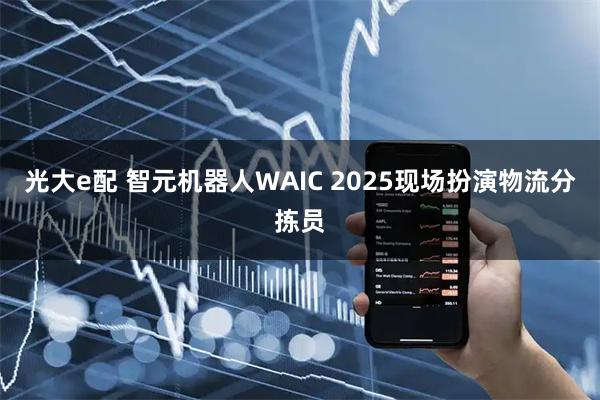 光大e配 智元机器人WAIC 2025现场扮演物流分拣员